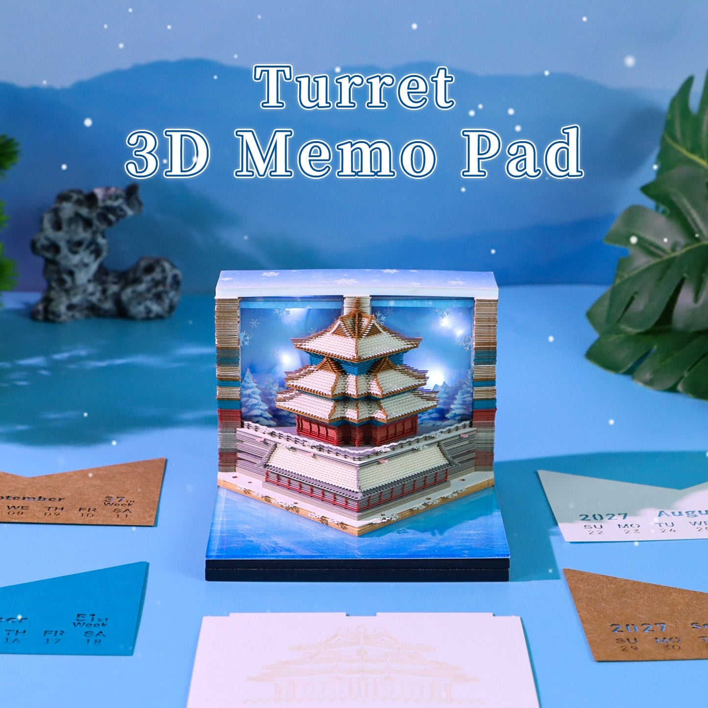 3D Calendar - Turret - 3D Calendar