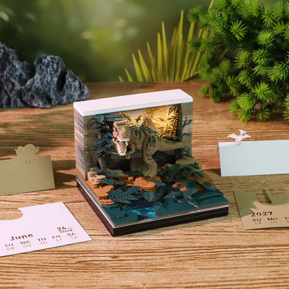 3D Calendar - Tyrannosaurus Rex - 3D Calendar