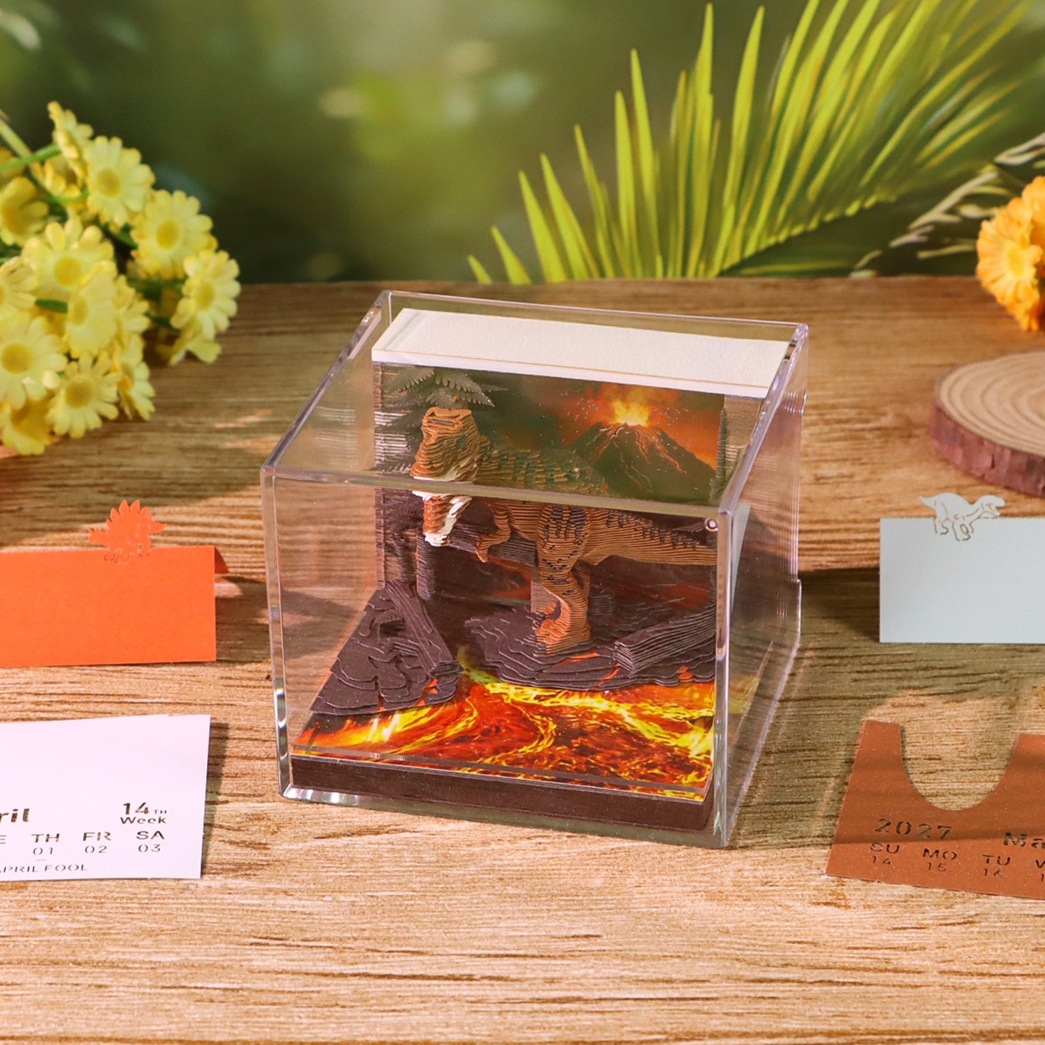3D Calendar - Tyrannosaurus Rex - 3D Calendar