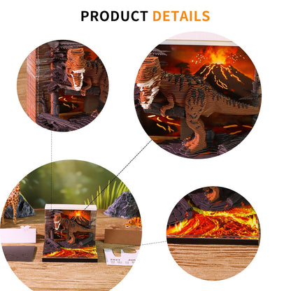 3D Calendar - Tyrannosaurus Rex - 3D Calendar