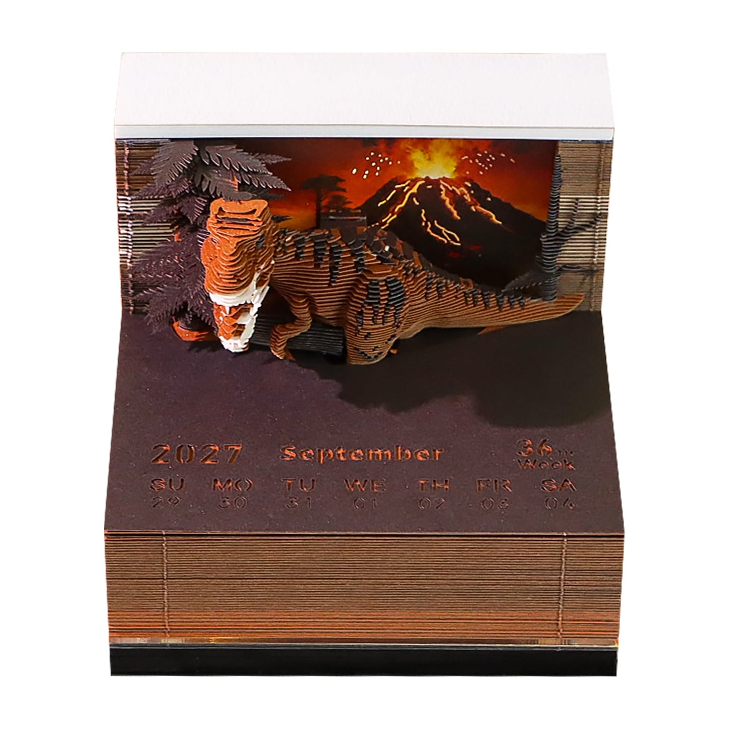 3D Calendar - Tyrannosaurus Rex - 3D Calendar
