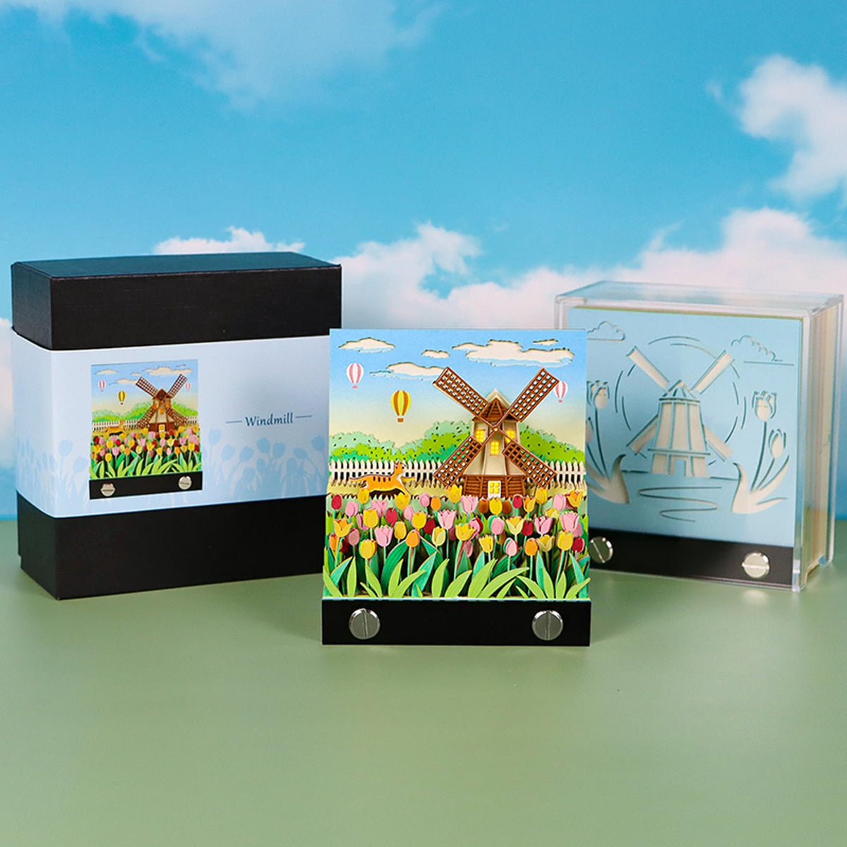 3D Calendar 2026 - Windmill - 3D Calendar