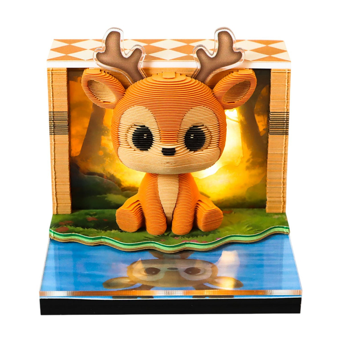 3D Calendar - Woodland Fawn - 3D Calendar