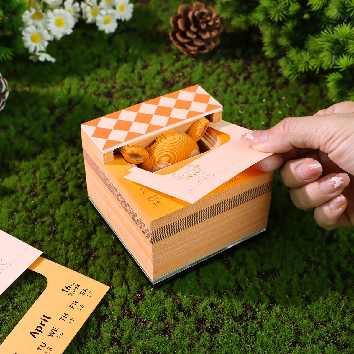 3D Calendar - Woodland Fawn - 3D Calendar