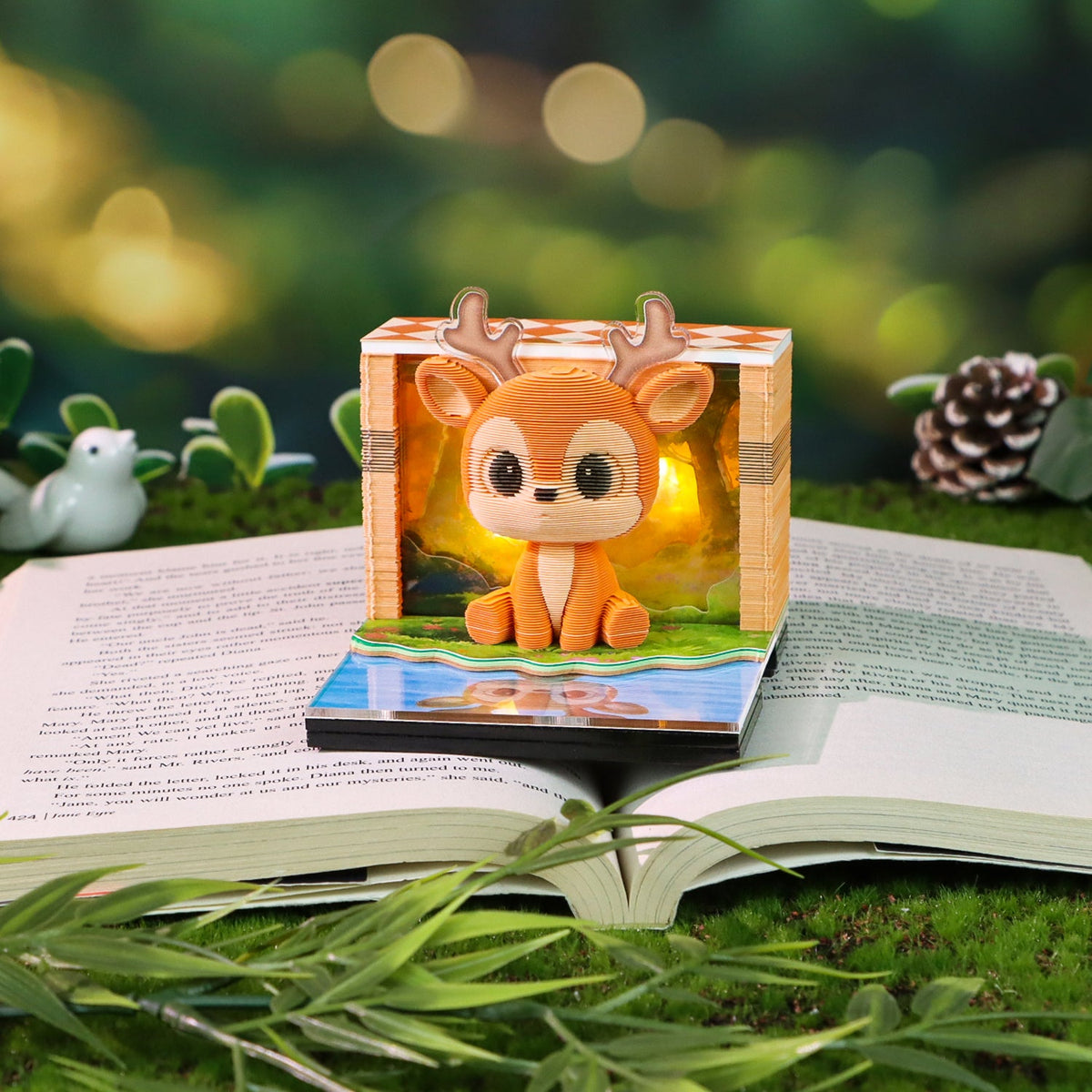 3D Calendar - Woodland Fawn - 3D Calendar