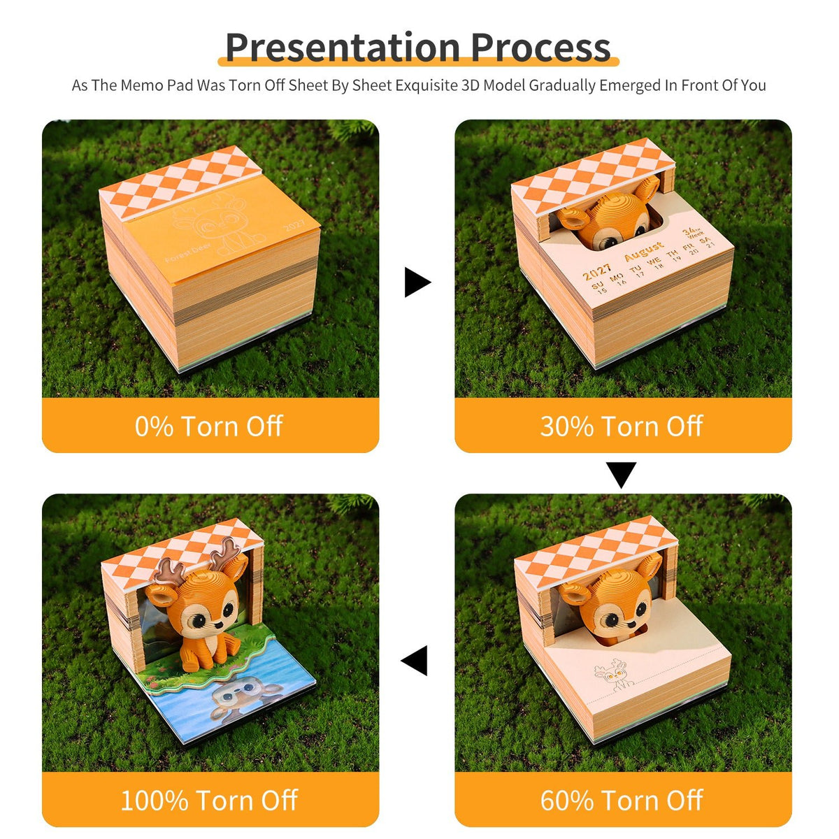 3D Calendar - Woodland Fawn - 3D Calendar