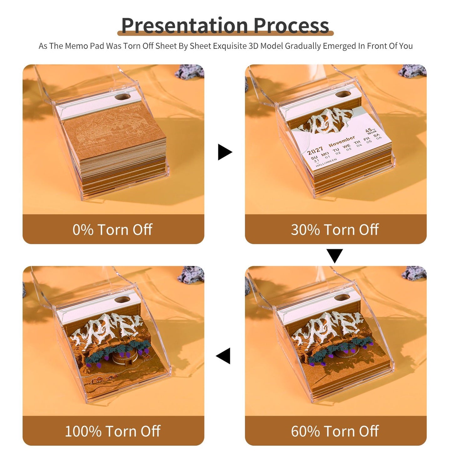 3D Calendar - Xinjiang Impression - 3D Calendar