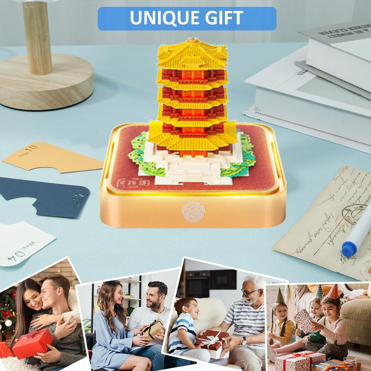 3D Calendar 2026 - Yellow Crane Tower - 3D Calendar