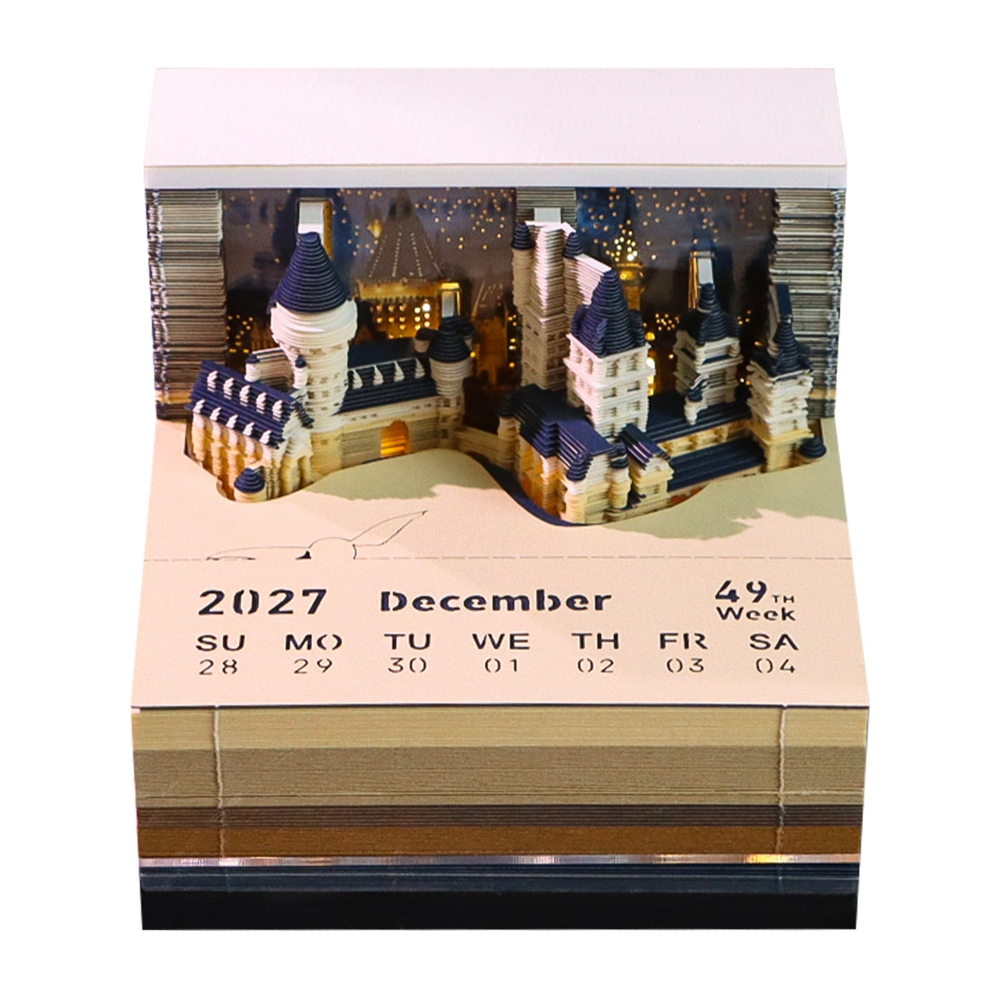 3D Calendar 2027 - Magic Castle