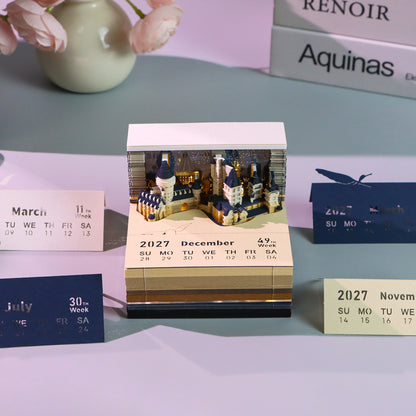 3D Calendar 2027 - Magic Castle