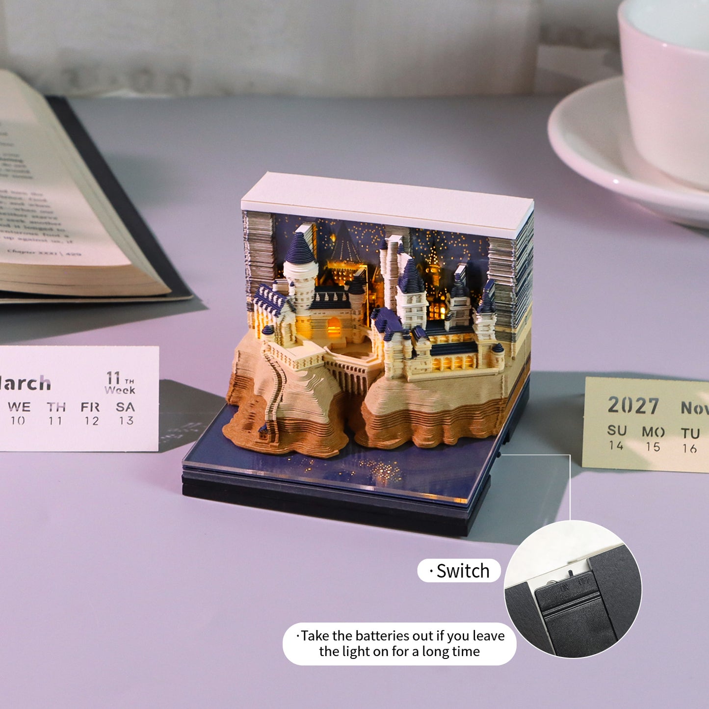 3D Calendar 2027 - Magic Castle