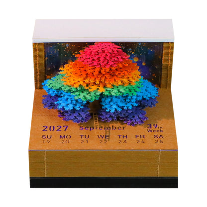 3D Calendar 2027 - Tree of Chakra