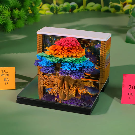 3D Calendar 2027 - Tree of Chakra
