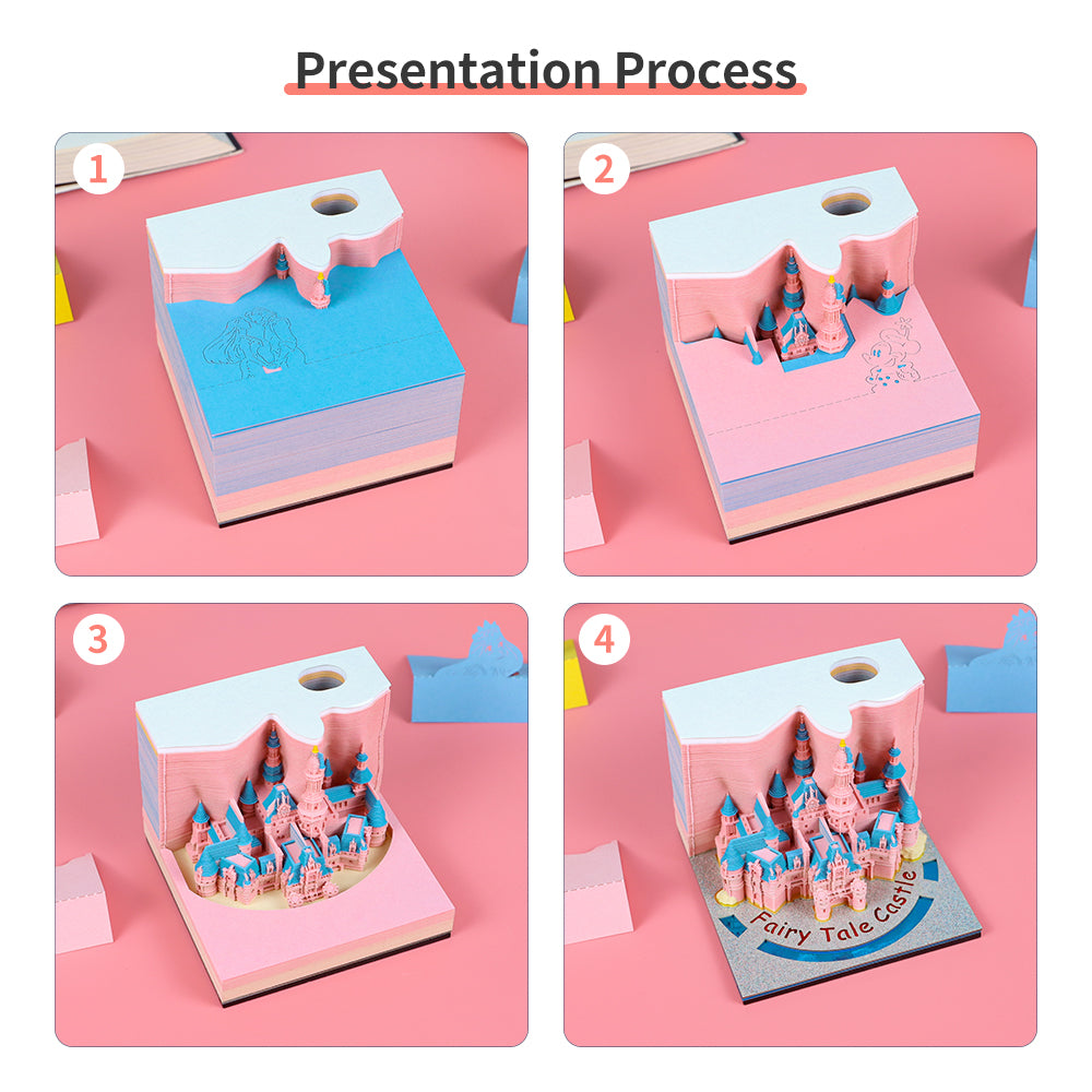 3D Calendar 2026 - Fairytale Castle