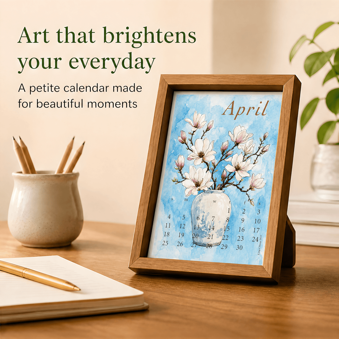 Ling Chang Calendar 2027 - 3D Calendar