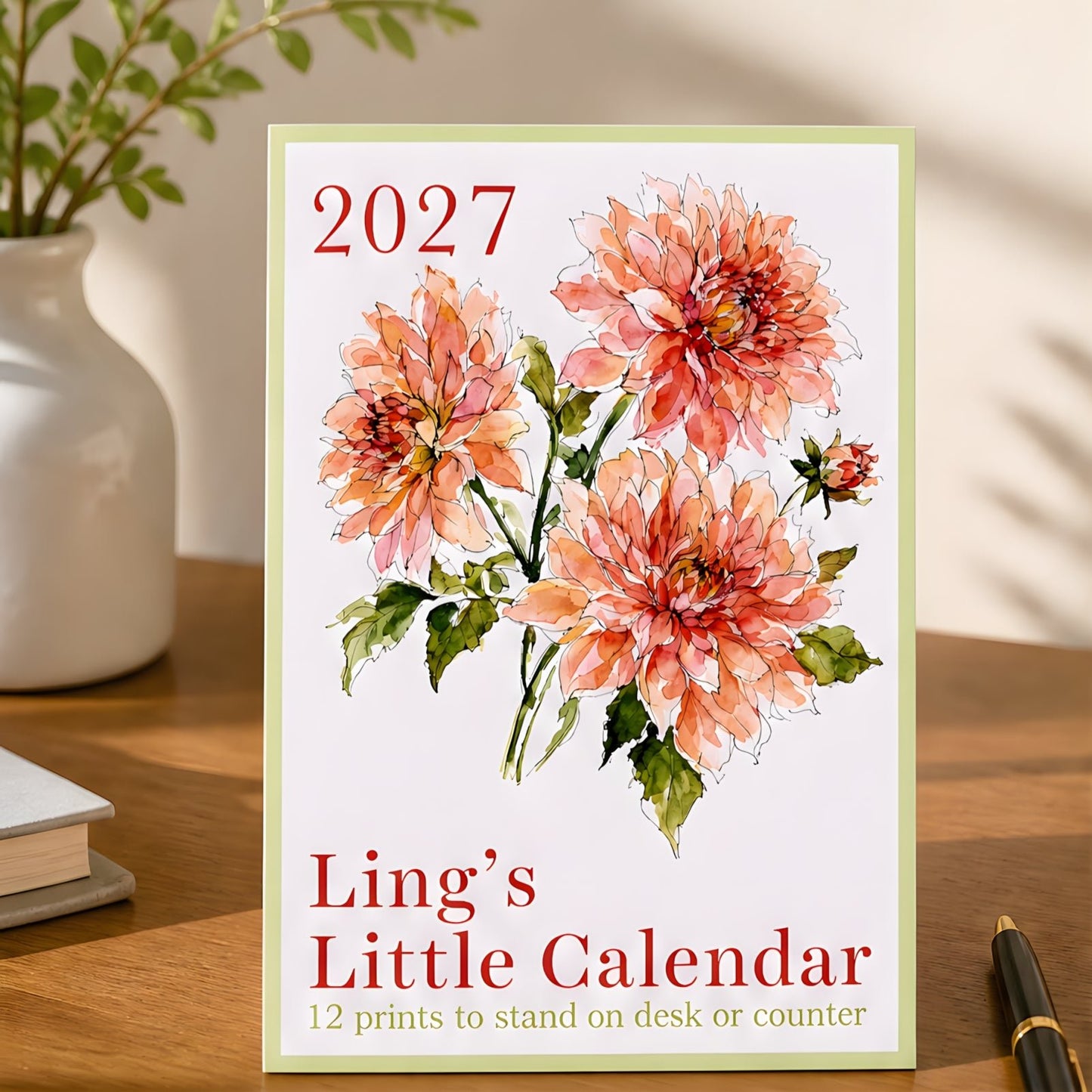 Ling Chang Calendar 2027 - 3D Calendar